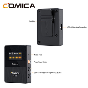 ไมโครโฟนไร้สาย COMICA VM30 แบบ Shotgun พร้อมช่องต่อ USB-C และ 3.5 มม. สำหรับกล้อง |   ใช้งานร่วมกับกล้อง DSLR, กล้องวิดีโอ, พอดแคสต์ - Product Image 2