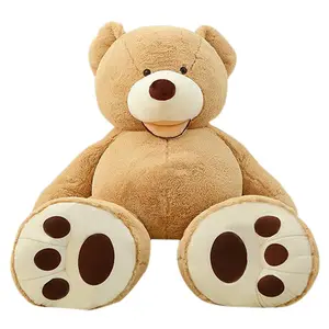 Neuer Hersteller Unterschied liche Größe Ungefüllte Teddybär Haut Plüsch Teddybär Spielzeug Kuscheltiere Haut