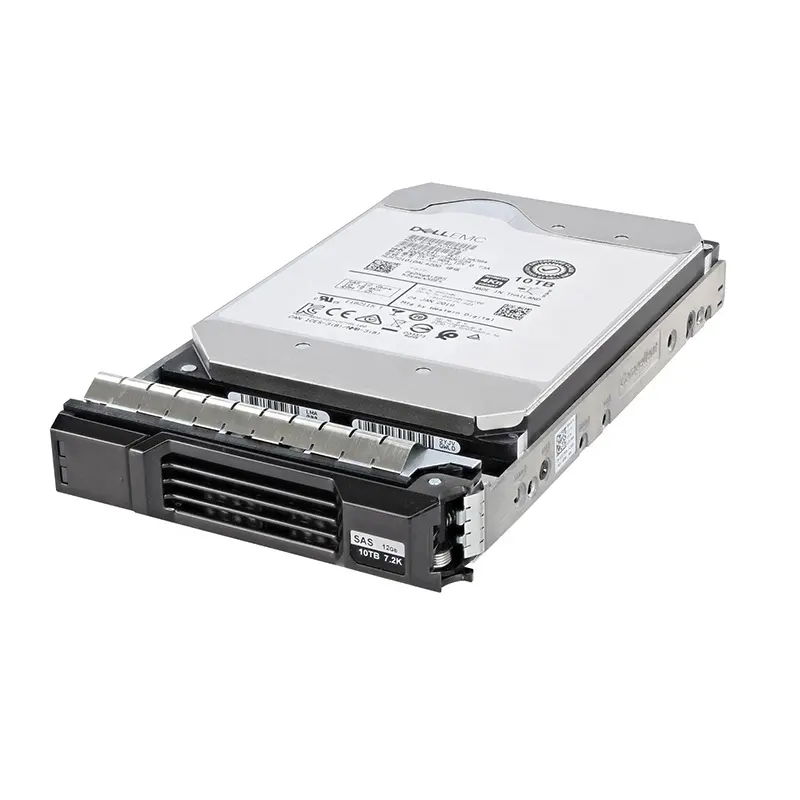 Dell EMC SAS 3.5 10TB 12G 7.2K X7K8W Tray LFF steker panas hard disk drive hdd