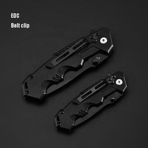 Vendita calda a buon mercato a basso prezzo per esterno coltello pieghevole nero resistente in alluminio manico regalo di promozione coltello - Product Image 4