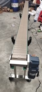 Gia Bảo Nhỏ nghiêng Modular Chuỗi Vành Đai Băng Tải Chuyên Nghiệp Dây Lưới Góc Slat Cho Nhà Hàng Ngành Công Nghiệp Cao Su - Product Image 3