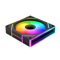 AntarcChill 2026 Nuevo Ventilador de Refrigeración para Caja de Ordenador RGB, Enfriador de Aire para CPU, 120*120*25, Negro, Ventilador de Refrigeración para PC Gaming con Luces LED