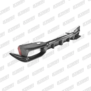 ICOOH Racing 3D Style Replacement Dry Carbon Fiber Fibre Body Kit Rear Diffuser Lip Fit For BMW 5series M5 G30 G38 F90