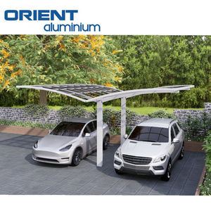 Abri d'auto extérieur en aluminium pour garage de voiture Abri d'auto pare-soleil en aluminium pour parc Abri d'auto élégant en aluminium pour la maison et le bricolage de haute qualité - Product Image 2