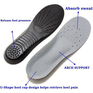 Breathable Arch Support Orthotic Insoles Shock Absorbing Gel Cushioning Memory Foam Insert Running Sneakers Men <strong>Women</strong> - Product Image 2