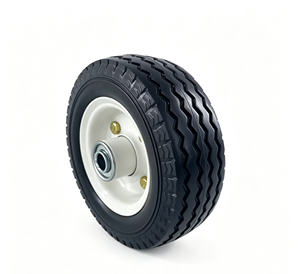 Roue en polyuréthane de 6 pouces, roue PU 6x2 avec jante en acier pour chariot de jardin/brouette/chariot utilitaire de jardin - Product Image 2
