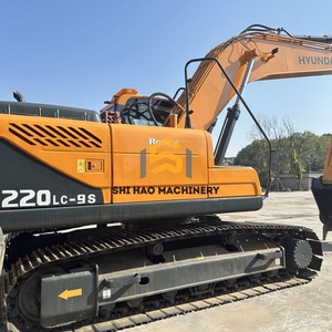 Presque neuf, 20 tonnes, machinerie lourde coréenne, excavatrice Hyundai 220LC-9S, excavatrice à benne arrière d'occasion à vendre - Product Image 3