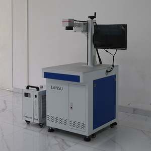 LANSU 10W UV Laser Marking Machine and Laser Engraving Machine Glass <b>Plastic</b> Paper Cloth Stand Laser Marking Machine - Product Image 4