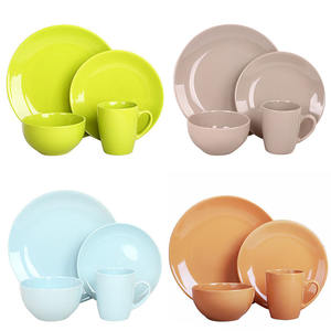 Juego de vajilla de cerámica mexicana, vajilla occidental, 16 piezas - Product Image 2