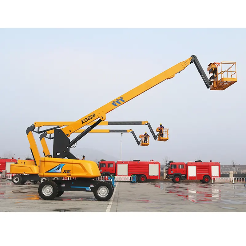 Official 43m Aerial Working Platform XGS43 Truck Mounted Telescopic Boom Lift