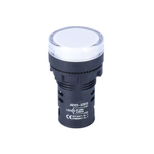 Luz indicadora de plástico de 22 mm compatible con enchufes de luz piloto estándar para un fácil reemplazo - Product Image 2