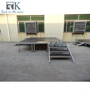 Escenario Modular de Altura Ajustable, Plataforma Portátil Firme y Antideslizante - Product Image 2