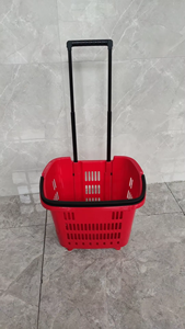 Canasta de Compras de Plástico para Supermercado, Personalizable en Color y Logotipo, Capacidad de 40/45L, con Asa Cómoda, Directo de Fábrica - Product Image 6