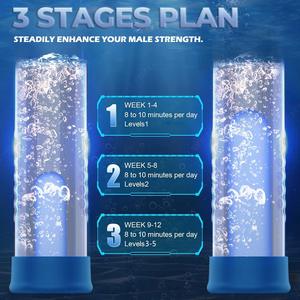 पुरुषों के लिए शक्तिशाली इलेक्ट्रिक लिंग वैक्यूम पंप पुरुषों के लिए एलसीडी डिस्प्ले वयस्क सेक्स खिलौना के साथ निर्माण और निर्माण समर्थन - Product Image 3