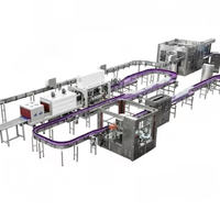 Machine de rinçage, remplissage et bouchage 1000 BPH pour bouteilles de boissons ou autres liquides, ou ligne de production d'eau pour l'emballage