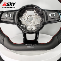 Volant en cuir perforé pour Volkswagen MK7 Golf 7 GTI Passat Polo Scirocco 2014-2018 GTD GTS GTE GLI R-Line R CC MK6