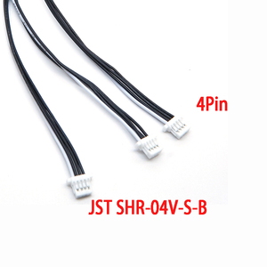 Conjunto de Cabo Personalizado JST SHR-04V-S-B 4 Pinos com Passo de 1.0mm, Conector de Perfil Baixo para Equipamentos RC e Médicos - Product Image 1