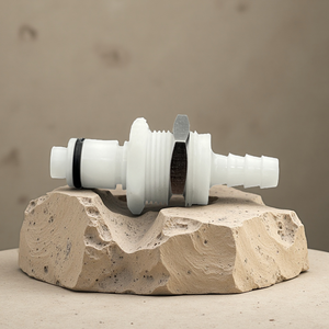 Брот-ацеталь 1/8 ''1/4'' локтевой шланг для зазубрины Соединительная перегородка Соединительная Панель Крепление для быстрого отключения зазубрины соединитель для заваривания - Product Image 6