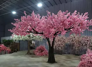Árbol de flores grande árbol de flor de cerezo Artificial Completo Interior Exterior hogar boda vacaciones Decoración