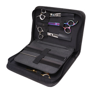 Wholesale OEM Brand Model LF-14 Portable Hairstylist Tool <b>Bag</b> <b>Zipper</b> Closure Handheld Hairdressing Scissors <b>Storage</b> Barber <b>Bag</b> - Product Image 1