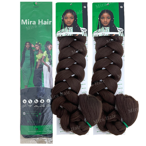 Offre Spéciale – Cheveux à Tresser Classiques de 82 Pouces, 165G, Sans Nœuds, en <span class=keywords><strong>Fibre</strong></span> Synthétique, Résistants à la Chaleur, pour Crochet - Product Image 4