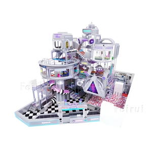 Dernière conception de jeux riches aire de jeux intérieure Structure multicouche Jeu d'aventure à grande échelle Grand <span class=keywords><strong>labyrinthe</strong></span> Équipement de parc d'attractions - Product Image 3