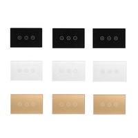 Larkkey Tuya smart life zigbee smart switch 3 gang us timer switch