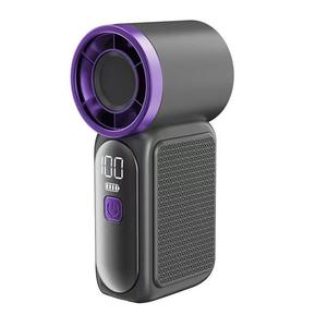 Ventilador Portátil Plegable de Alta Velocidad con Enfriamiento por Aire, 3000mAh, Mini Ventilador de Mano con Gancho, Motor sin Escobillas, Bajo Ruido, Función de Humidificación - Product Image 2