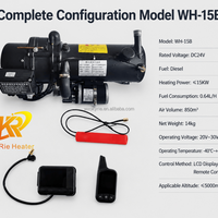 Chauffe-eau diesel OkyRie 15KW 12V 24V pour liquide de refroidissement moteur avec télécommande LCD pour camion, camping-car, bateau, chauffage de stationnement