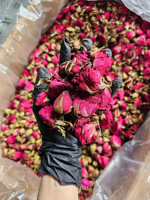 Bourgeons de roses séchées 100% naturels et comestibles, pétales de roses rouges de qualité alimentaire, fleurs séchées de qualité culinaire pour le thé, la pâtisserie, vente en gros