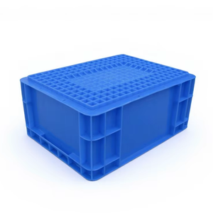 Caisse en plastique rectangulaire, panier de retournement en PP épaissi avec cadre en plastique pour le transfert et le stockage logistique, conteneurs en plastique - Product Image 2