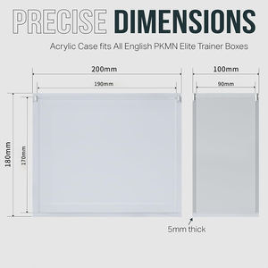 صندوق أكريليك مخصص لحماية صندوق تدريب بوكيمون TCG Elite (ETB) مع غطاء مغناطيسي - Product Image 4