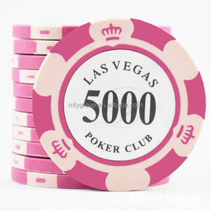 Jetons de poker en céramique personnalisés casino en <span class=keywords><strong>argile</strong></span> 39mm 43mm jetons de poker pièces d'un dollar pour divertissement - Product Image 3