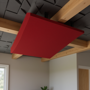 Panneau acoustique insonorisant ignifuge Keyhelm avec fibre 100% polyester pour utilisation murale et au plafond - Product Image 3