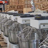 Nouveau Pétrin Spirale Électrique 130L pour Boulangerie Professionnelle – Machine à Mélanger la Farine pour Pizzas, Pains et Gâteaux