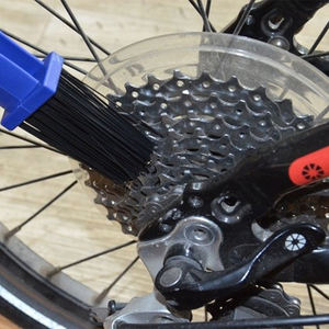 Mango de ABS y cepillo de PP Limpiador de <span class=keywords><strong>cadena</strong></span> de <span class=keywords><strong>bicicleta</strong></span> Lavadora Cepillo de rueda libre Accesorio de <span class=keywords><strong>bicicleta</strong></span> - Product Image 4