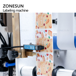 ZONESUN SL-130 Rượu Đúp Side Sticker Vòng Nước Bán Tự Động Kỹ Thuật Số Nhãn Chai Máy In Cho Chai Nhựa - Product Image 3