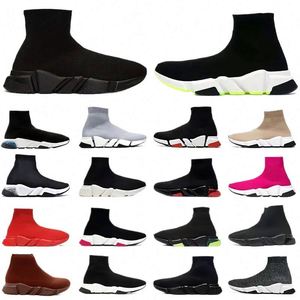 Chaussures de créateur unisexe Graffiti Blanc Noir Rouge Beige Semelle à lacets Jaune Néon Baskets de sport - Product Image 1