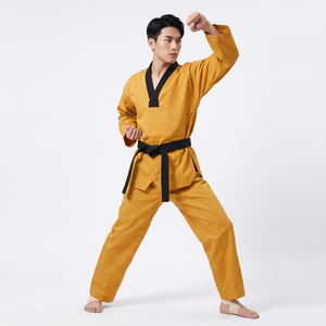 Kimono brasileño de algodón azul de alta calidad personalizado de Pakistán de Jiu Jitsu Gi BJJ Gi con bordado MMA y Karate Martial Art Wear - Product Image 1