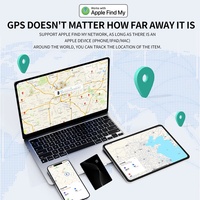 Localizador Inteligente con Certificación MFi, Rastreador Bluetooth para Llaves, Equipaje, Cartera, Dispositivo de Rastreo GPS para iOS, Antipérdida