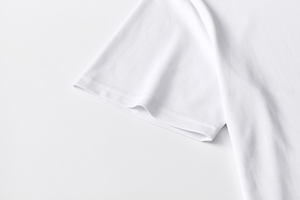 Camiseta de Algodón Lisa para Hombre, Cuello Redondo, Manga Corta, Corte Regular, Color Sólido, Ropa Casual, Blanca y Negra - Product Image 2
