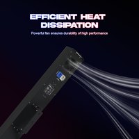 Luz LED Estroboscópica RGB 3 en 1 DMX512 de 120W con Frecuencia Ajustable, Aleación de Aluminio para Uso Profesional en Escenarios y Clubes