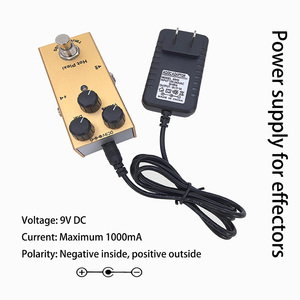 อะแดปเตอร์จ่ายไฟสำหรับเอฟเฟคกีตาร์ 9V 1000mA ขายดี สำหรับเอฟเฟคเดี่ยว สายยาว 92 ซม. ปลั๊กแบบ US - มั่นคงและเชื่อถือได้ - Product Image 2