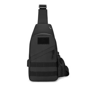 Masawei Tactical Chest Bag Multifunctional Crossbody Shoulder Bag With Mesh Pocket For Outdoor Sports Men's <b>Backpack</b> - Product Image 5