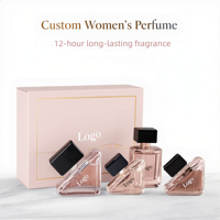 Coffret Cadeau de Parfum Personnalisé pour Femme, Marque Privée, Boîte de Parfum de Luxe pour Dames, Faible MOQ, Parfum Original en Spray Liquide