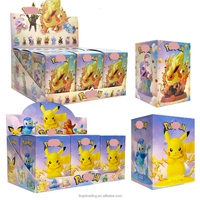 Figuras de Anime Japonés, Juguetes de Monstruos de la Serie Eevee, Figuras Coleccionables de PVC en Caja Ciega, Regalos de Moda
