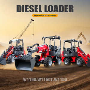 Factory Sale High Efficiency with Quick Hitch <b>Small</b> Front End Articulated Mini Wheel 2.5t Easy to Operate - Product Image 6