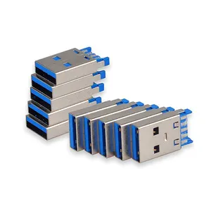 USB 3.0 9-Pin Male Poort Connector Rechte Jack Soldeer USB Reparatie Vervanging Adapter