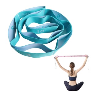 Tali regang Digital kustom olahraga kebugaran lingkaran tari sabuk elastis pita peregangan Yoga untuk Yoga Pilates - Product Image 1