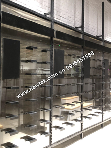 Estante vertical OEM de moda W2-1 de 0.8mm, personalizable, requiere montaje, varios estantes de supermercado de 4 niveles, independiente - Product Image 2